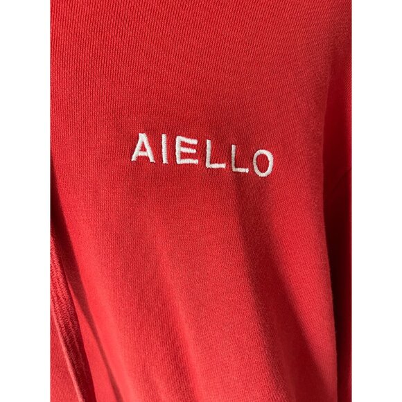 Aiello Frankies Bikinis Hoodie Sweatshirt Red Size M - Picture 3 of 6